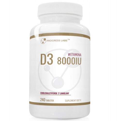 Progress Labs Witamina D3 8000 IU 240 tabl.