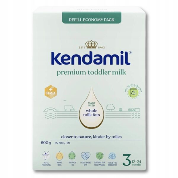 7dbc8f11-3e37-445a-8488-12a8bf9cafb1.jpeg KENDAMIL PREMIUM 3 HMO+ 600g Mleko dla małych dzieci od 12. do 24. miesiąca życia