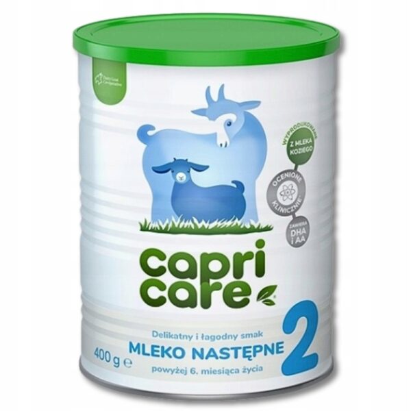 CapriCare 2 Mleko Kozie dla niemowląt następne 7 - 12 miesięcy 400g