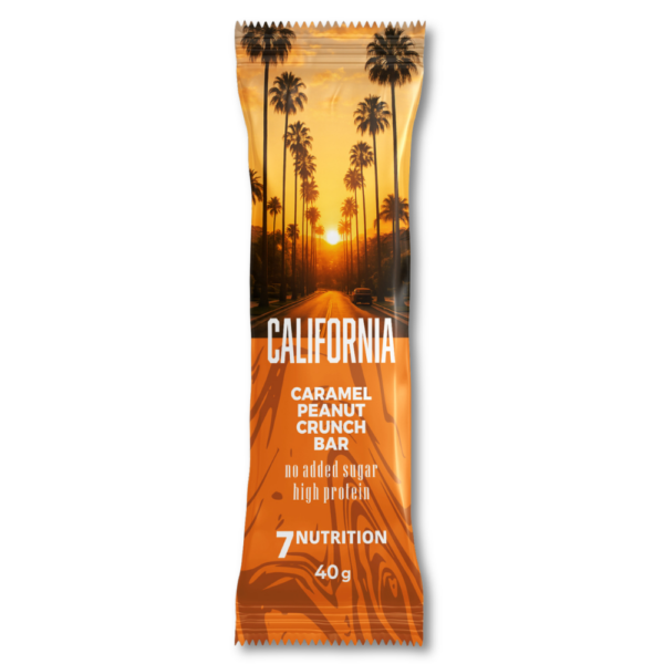 25x Baton proteinowy California 40g 7Nutrition Karmelowy