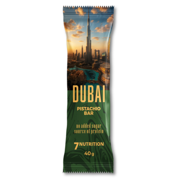 25x Baton proteinowy Dubai 40g 7Nutrition Pistacjowy