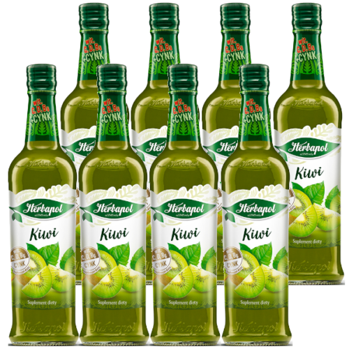 Herbapol Syrop o smaku kiwi 8x420ml
