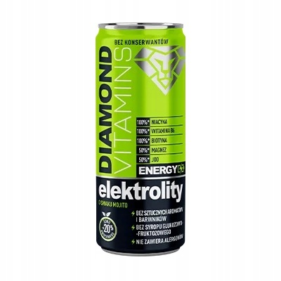 Dr Vita Napój Diamond Vitamins Elektrolity+ Mojito 250 ml