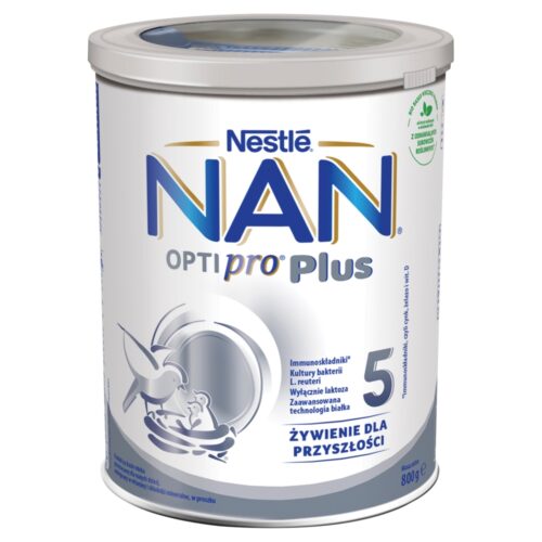 Nestlé NAN OPTIPRO Plus 5 Produkt na bazie mleka dla małych dzieci, 800g