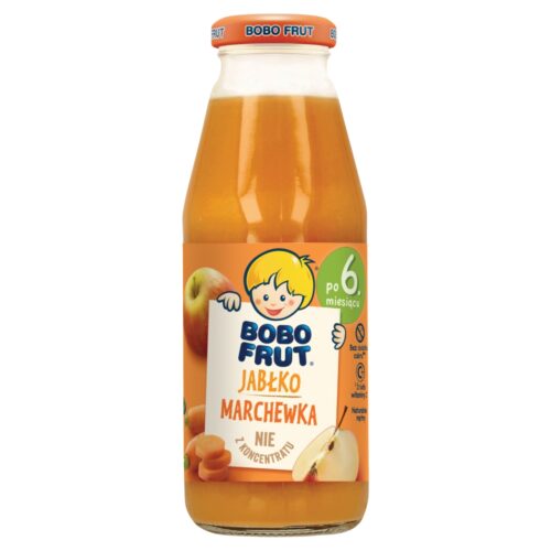 Nestlé Bobo Frut Nektar owocowo-warzywny jabłko marchewka po 6. miesiącu, 300ml