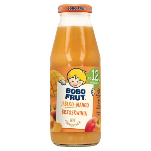 Nestlé Bobo Frut Nektar owocowy jabłko mango brzoskwinia po 12. miesiącu, 300ml