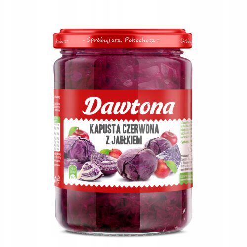 Dawtona Kapusta czerwona z jabłkiem 500 g