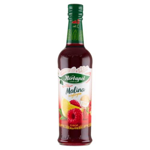 Herbapol Syrop owocowy malina z cytryną 420 ml