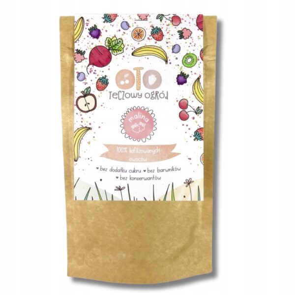 Oto tęczowy ogród Maliny liofilizowane w proszku OtoLandia 40g