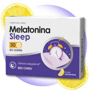 Melatonina Sleep ActivLab 30 tabletek do ssania Cytrynowe