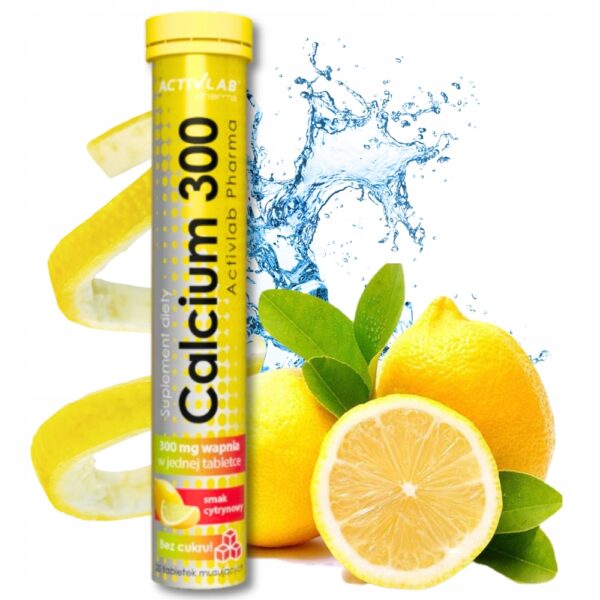 Calcium 300 ActivLab 20 tabletek Cytrynowy