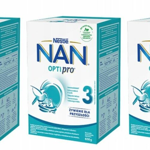 Nestlé mleko NAN OPTIPRO 3 po 1. roku życia, 3x650g