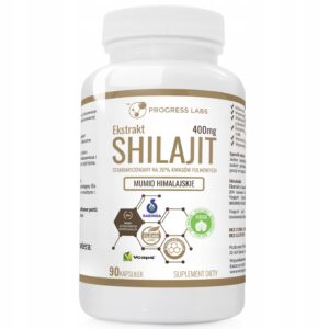 Progress Labs Shilajit Extract mumio himalajskie 400 mg VEGE 90k