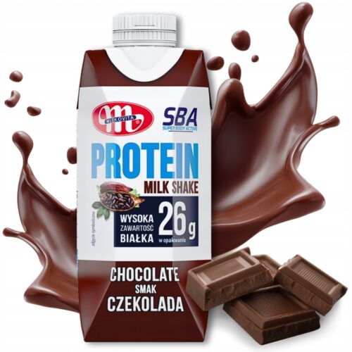 SBA Protein Milk Shake 350g Mlekovita Czekoladowy