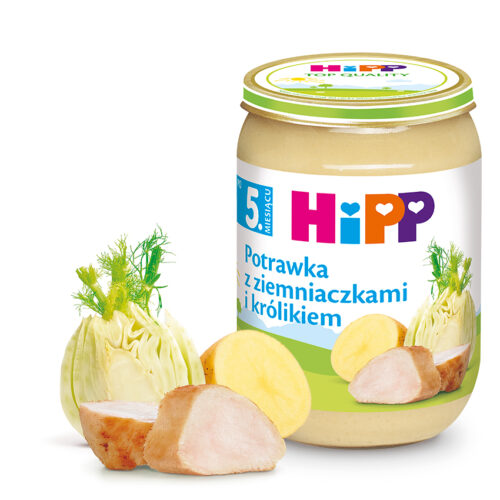 HiPP Potrawka z ziemniaczkami i królikiem po 5. miesiącu, 190g