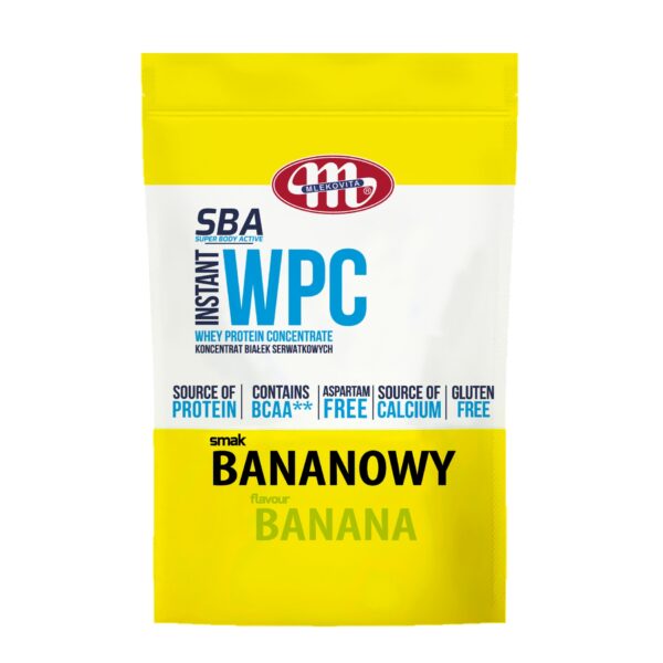 SBA WPC Mlekovita 700g Odżywka białkowa Bananowa