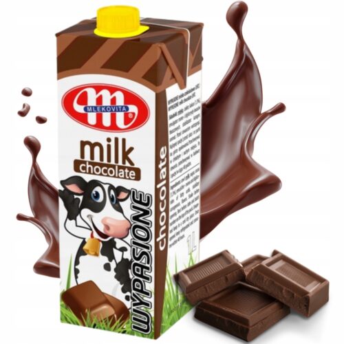 Wypasione Mleko Czekoladowe UHT 3,3% Mlekovita 1 litr