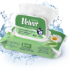 Nawilżany papier toaletowy Velvet Camomile & Aloe Vera  48 sztuk