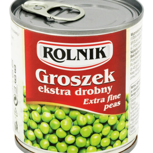 Rolnik Groszek konserwowy extra drobny 212ml