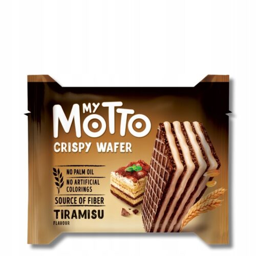 Wafelek kruchy z kremem Tiramisu My Motto 30g
