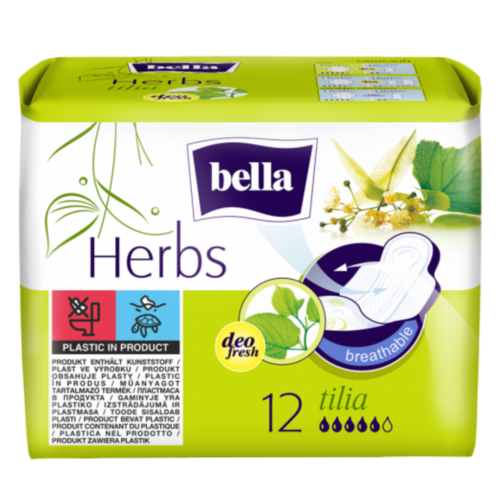 Bella Herbs Tilia Podpaski higieniczne Extra Soft 12 sztuk