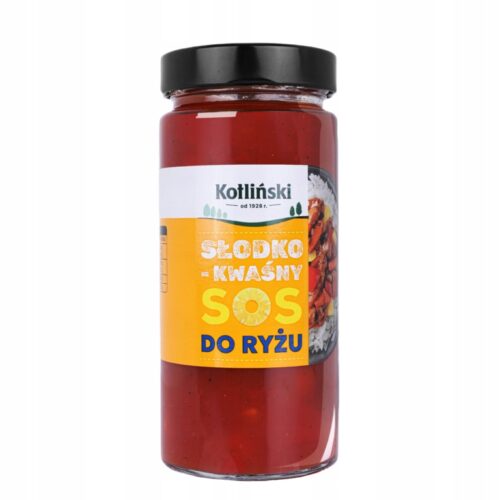 Sos Słodko-kwaśny do ryżu Kotliński 410g