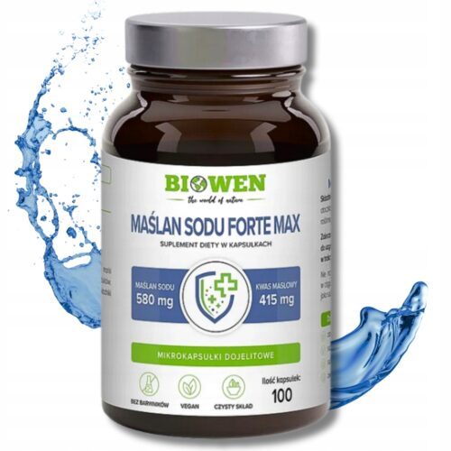 Maślan sodu Forte Max Biowen 100 kapsułek