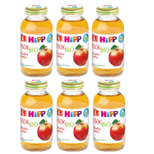 HiPP BIO Sok 100% słodkie jabłka po 4. miesiącu 6x200ml