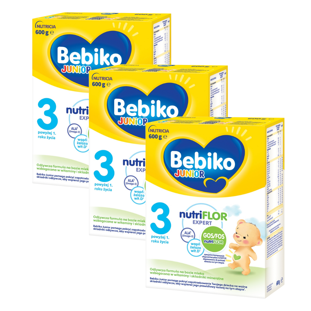 BM3_600-3 Bebiko 3 Junior powyżej 1. roku życia Zestaw 3x600 g / BM3*600-pak-3
