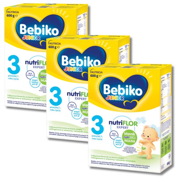 Bebiko 3 Junior powyżej 1. roku życia  Zestaw 3x600 g
