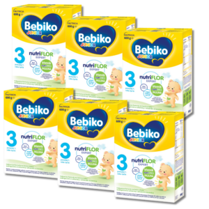 Bebiko 3 Junior Odżywcza formuła na bazie mleka dla dzieci powyżej 1. roku życia 6x600 g / BM3*600-pak-6