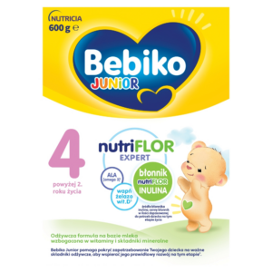 Bebiko 4 Junior Odżywcza formuła na bazie mleka dla dzieci powyżej 2. roku życia 4x600 g / BM4*600-pak-4