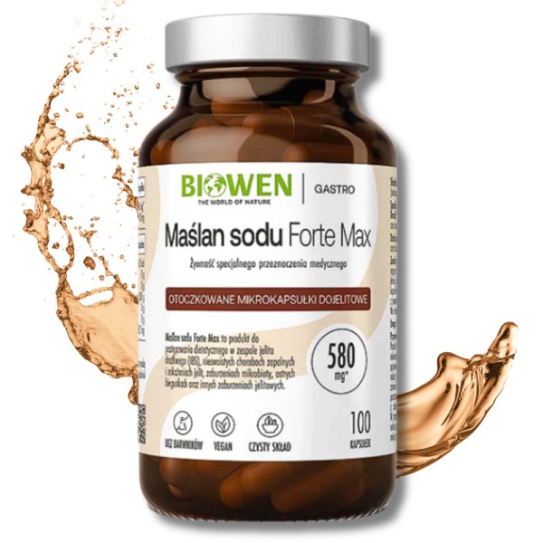 Biowen(110) Maślan sodu Forte Max Biowen 100 kapsułek