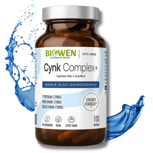 Cynk Complex+ Biowen 100 kapsułek