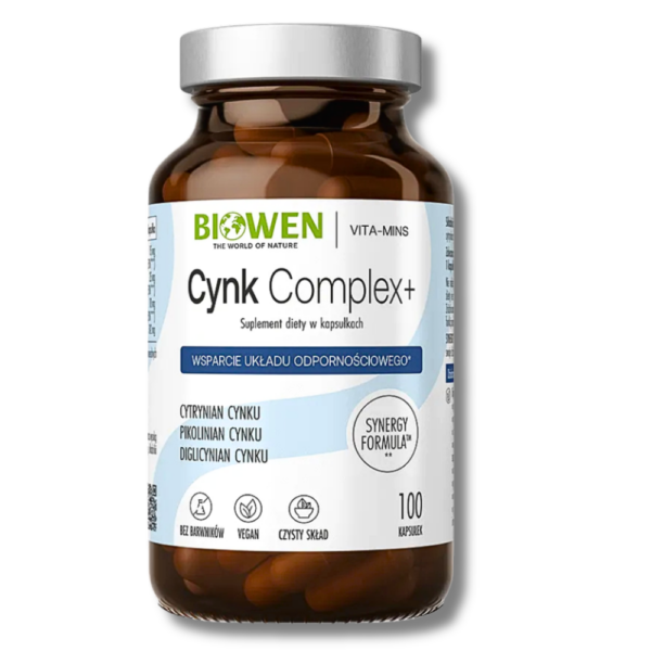 Biowen(126) Cynk Complex+ Biowen 100 kapsułek