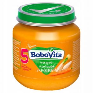 BoboVita Warzywa w potrawce z krolikiem po 5m 125g