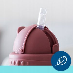 Canpol Kubek niekapek 270ml BONJOUR PARIS 6m Cechy dodatkowe mozliwosc mycia w zmywarce slomka uchwyt wolne od BPA