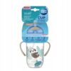 Canpol babies kubek niekapek z rurką i odważnikiem Exotic Animals 270ml szary