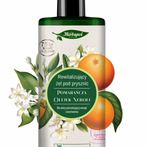 Herbapol Żel pod prysznic pomarańcza – olejek neroli 740 ml