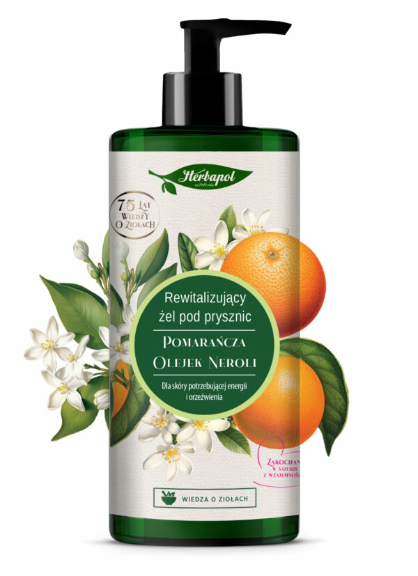 Herbapol Żel pod prysznic pomarańcza – olejek neroli 740 ml