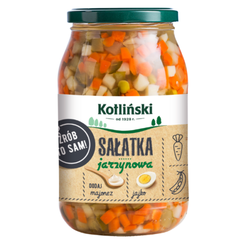 Kotliński Sałatka jarzynowa tradycyjna, 870g