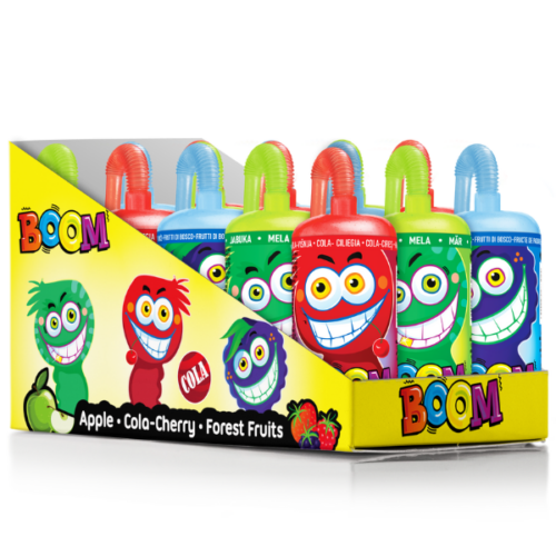 BOOM Napój niegazowany, mix smaków, 15x180ml