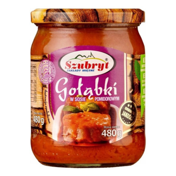 Gołąbki w sosie pomidorowym Szubryt