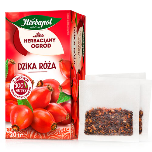 Herbapol Herbaciany Ogród Herbatka owocowo-ziołowa dzika róża 70 g (20 x 3,5 g)