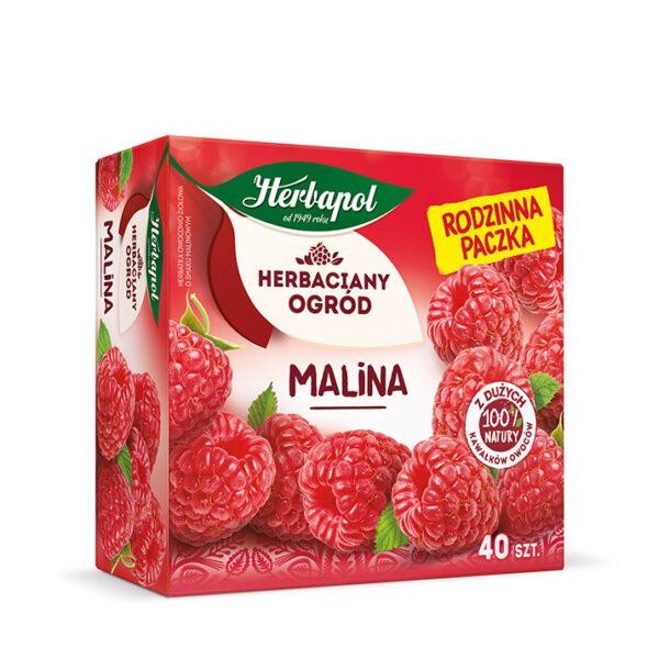 Herbapol Herbaciany Ogród Herbatka owocowo-ziołowa malina 108 g (40 x 2,7 g)