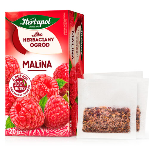 Herbapol Herbaciany Ogród Herbatka owocowo-ziołowa malina, 54 g (20 x 2,7 g)