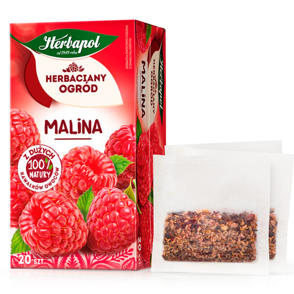 Herbapol Herbaciany Ogród Herbatka owocowo-ziołowa malina, 54 g (20 x 2,7 g)