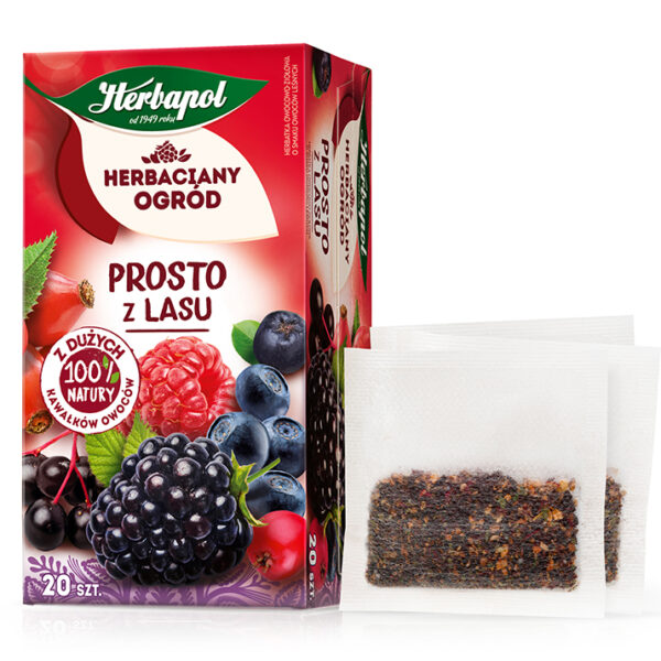 Herbapol Herbaciany Ogród Herbatka owocowo-ziołowa prosto z lasu 50 g (20 x 2,5 g)