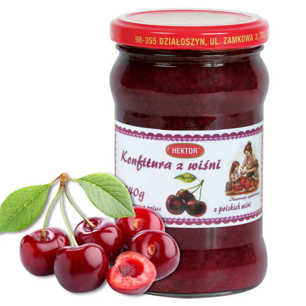Konfitura z wiśni ekstra 340g Hektor
