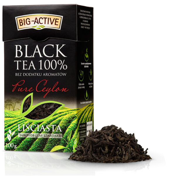 Big-Active Pure Ceylon Herbata czarna 100% liściasta 100 g